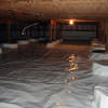 A very large, sealed, and waterproofed crawl space in Lynwood.