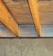 SilverGlo™ insulation installed in a floor joist in Anacortes