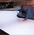 Lake Stevens insulation being installed in a crawl space.