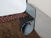 French Drain or Drain Tile system installed in a Washington crawl space