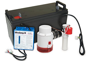 a battery backup sump pump system in Monroe