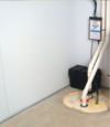 basement wall product and vapor barrier for Bothell wet basements